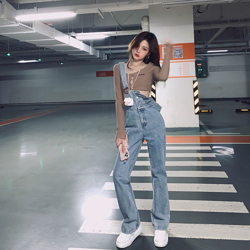 quần jeans yếm nữ