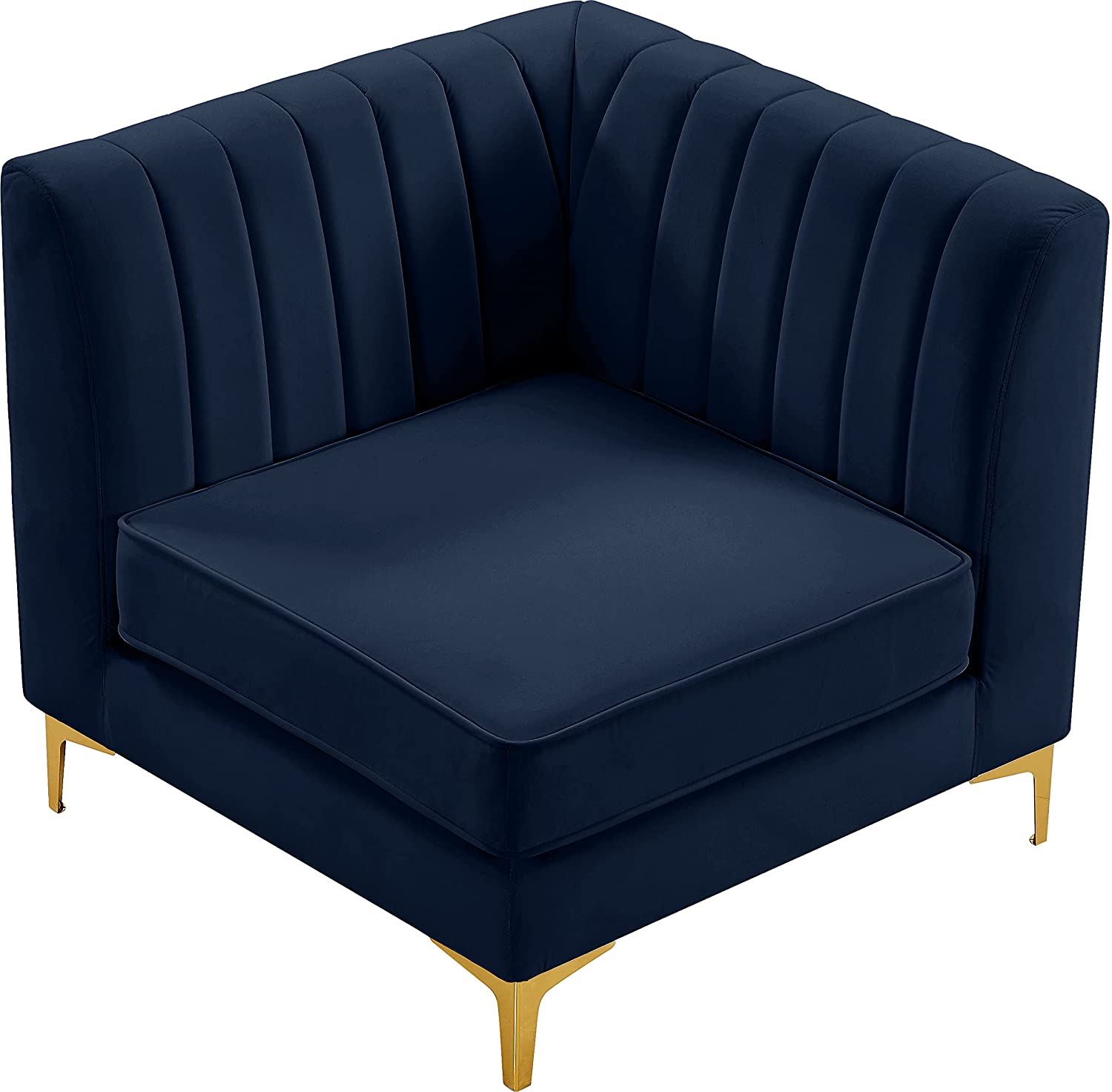 Ghế sofa đơn chân sắt vải bố nhung nhiều màu lựa chọn