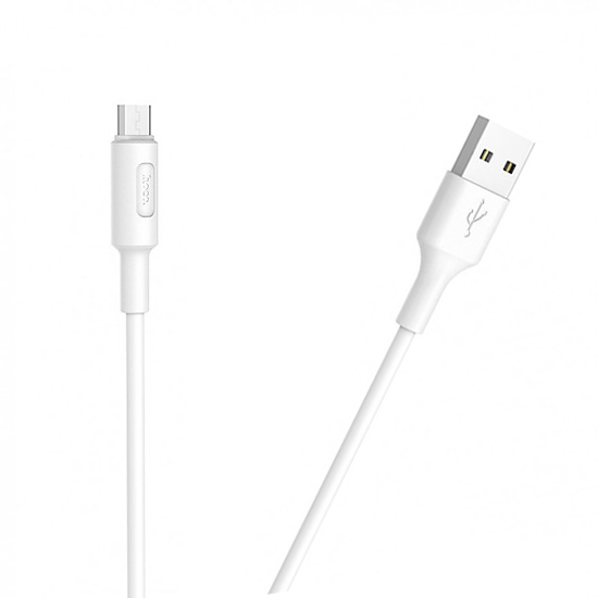 Cáp sạc nhanh 2A Hoco chân Micro truyền dữ liệu ổn định , thiết kế đẹp cho Android dài 1m - Hàng chính hãng