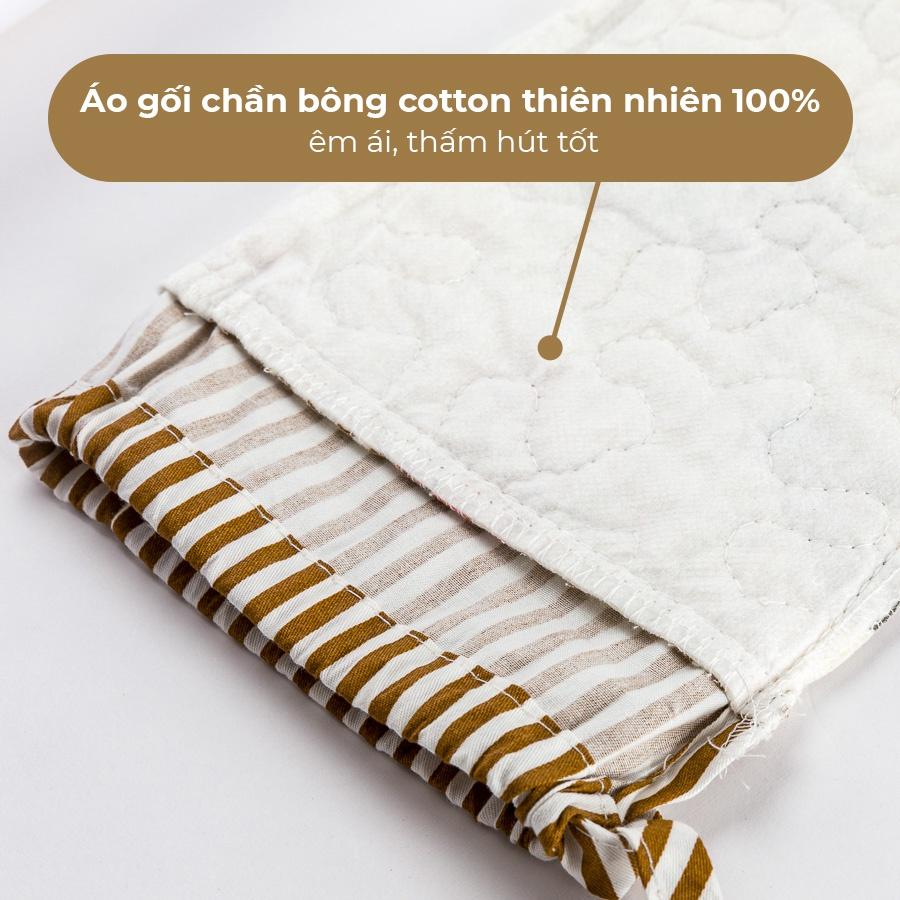 Gối Ôm Cho Trẻ Sơ Sinh Cao Cấp Khang Home Êm Ái Cho Bé Ngủ Ngon Size 10x30cm