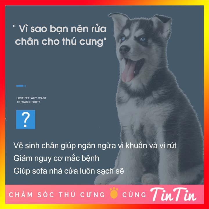 Cốc Rửa Chân Cho Chó Mèo Carno