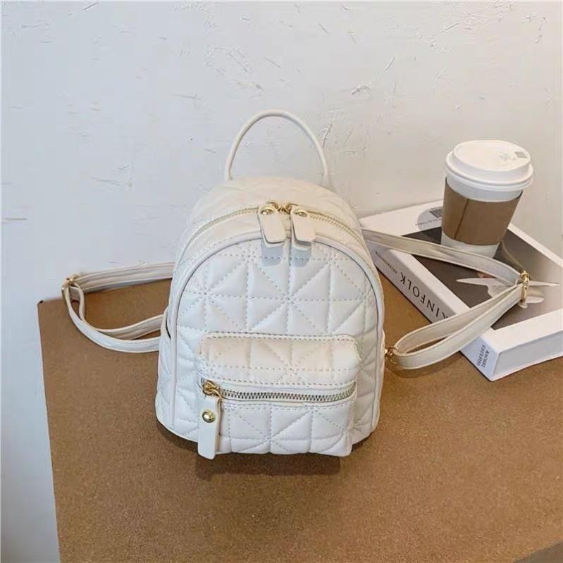 Ba Lô Nữ FREE SHIP Ba Lô Thời Trang Nữ Hottrend Nhiều ngăn Fom Giáng Trẻ Trung Năng Động vừa đeo chéo + đeo vai