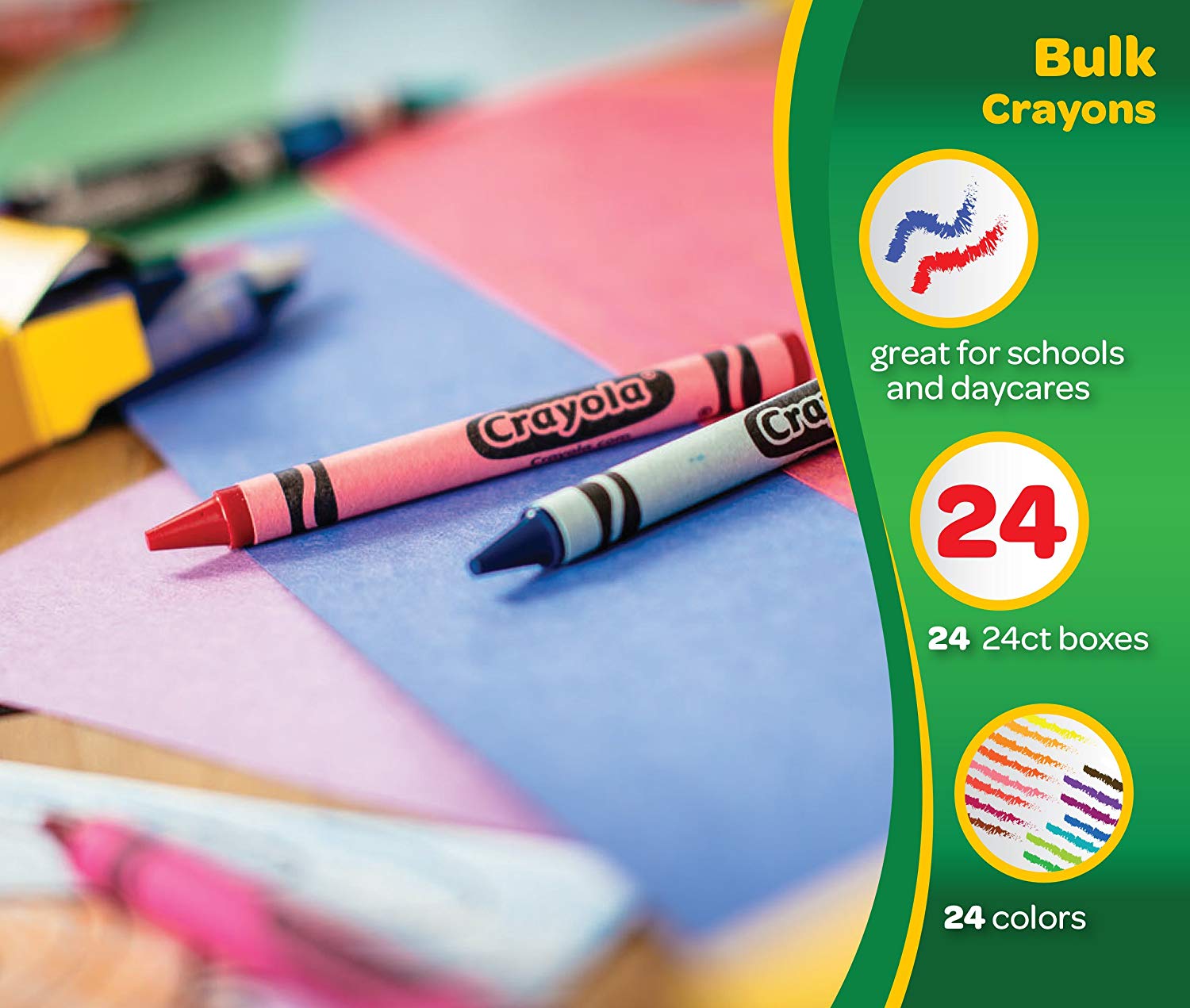 BÚT MÀU SÁP Crayola Crayons 24 CÂY