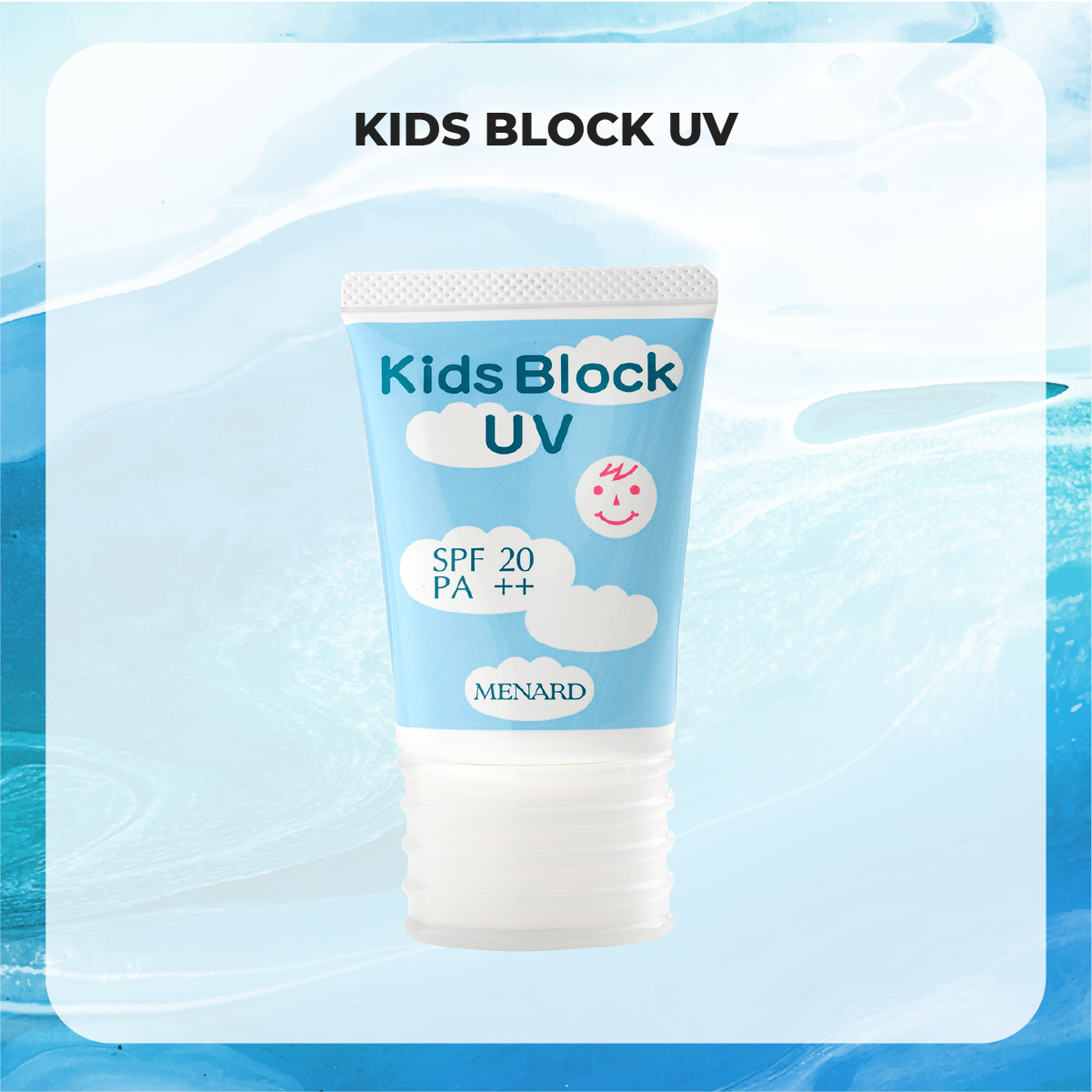 [HB GIFT] Kem Chống Nắng Trẻ Em Menard Kids Block UV SPF20/PA++ Lành Tính Cho Da Nhạy Cảm (50g)