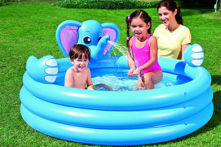 Bể Phao 3 Tầng Hình Voi Có Vòi Phun Nước Bestway 53048
