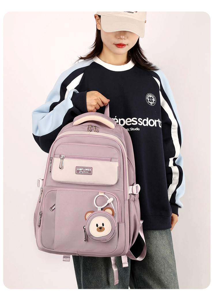 Balo thời trang phong cách Hàn Quốc dày dặn chống thấm nước dùng cho đi học, đi chơi - BEE GEE – BLTT9161