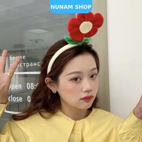 Cài tóc bông hoa xinh xắn cute cho bạn gái Nunam Shop