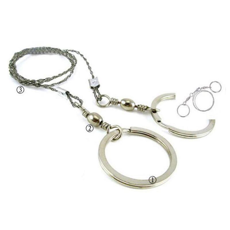 Survival Jig Saw 360 Degree Rotation Outdoor Sports Chain Saw For Camps Use Long Wire Saw Rope Saw Tool Made Of High Quality