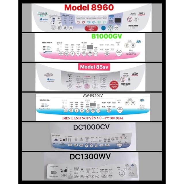 Hình ảnh TEM BÀN PHÍM DÀNH CHO MÁY GIẶT TOSHIBA CŨNG CÁC LOẠI