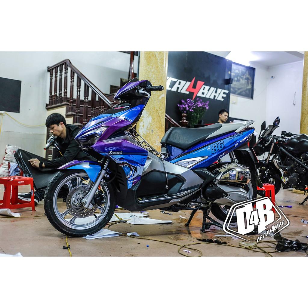 Tem trùm dành cho  xe Air Blade 2016 Shark