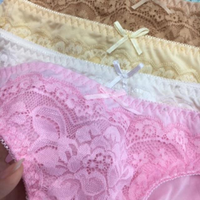 Combo 5 quần lót ren cotton mềm mát mùa hè cho nữ