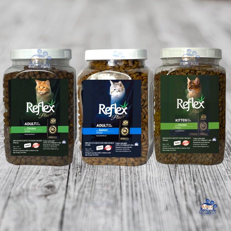Thức ăn cao cấp cho mèo con và mèo trưởng thành Reflex Plus - Hộp 1kg