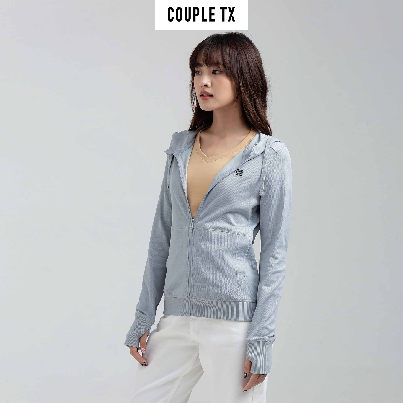 Áo Khoác Chống Nắng Nữ Couple TX UV Dệt Mè