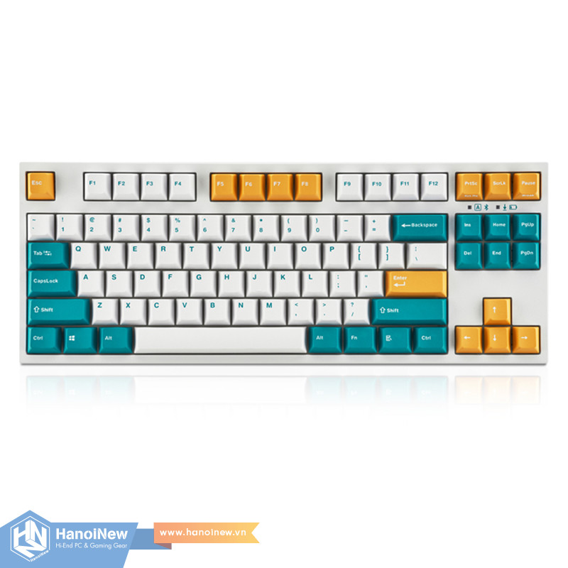 Bàn Phím Cơ Leopold FC750RBT Milk Turquoise Bluetooth - Hàng chính hãng