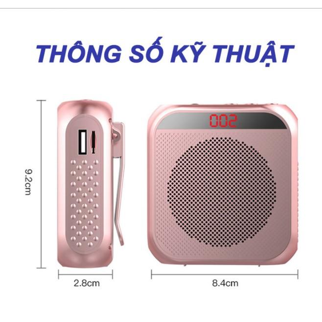 LOA MINI ĐA NĂNG TRỢ GIẢNG PUNNY PINK (KÈM MICRO) THẾ HỆ MỚI 2021