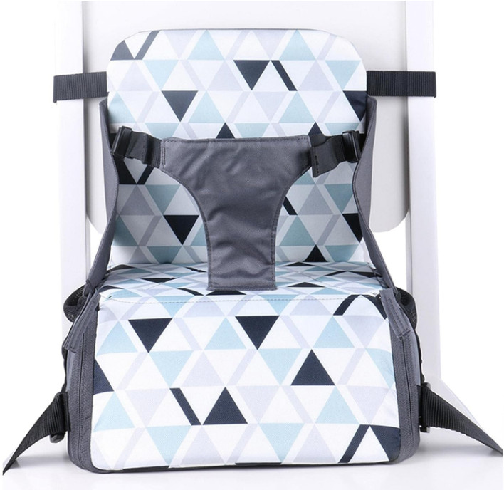 Ghế Ngồi Ăn Cho Bé Xếp Gọn Du Lịch Có Ngăn Đựng Đồ Và Khóa An Toàn Booster BABY Seat Travel