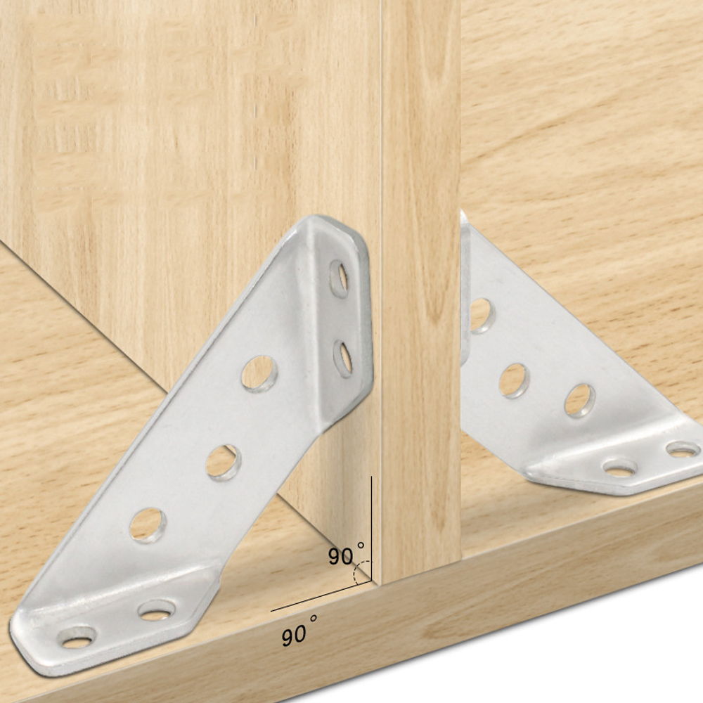 Ke Góc Vuông Đa Năng KUNBE Pat Góc Vuông 90 Độ Chốt Giữ 3 Mặt Cố Định Đồ Nội Thất Chắc Chắn