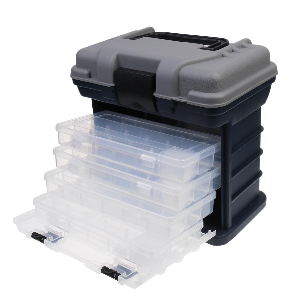 High Strength Plastic Tackle Box Fishing Tool Baits Case for Outdoor Fishing