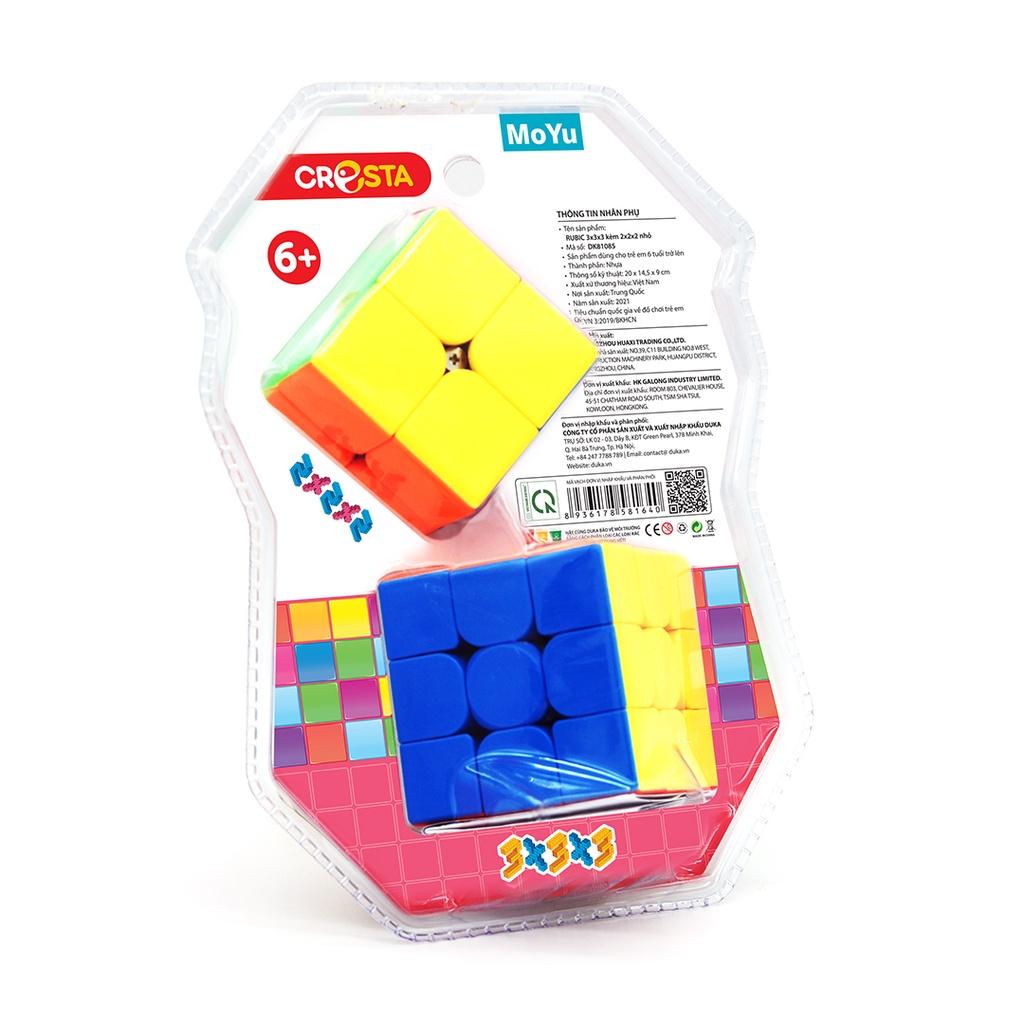 Đồ chơi Rubic 3X3X3 KÈM RUBIC NHỎ 2X2X2, DK 81085