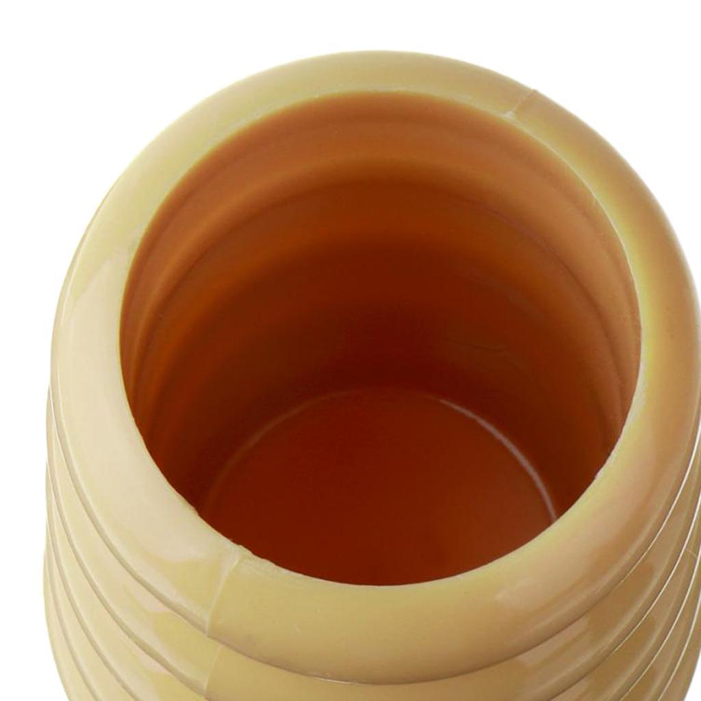 Nail Art Pen Brush Holder-case Makeup Brush Holder Storage Container Beige