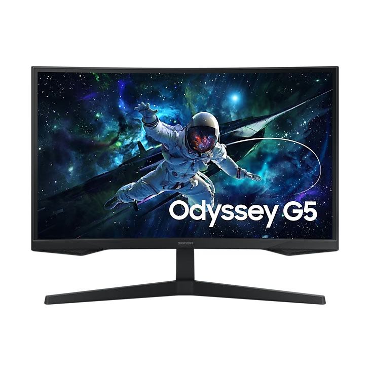 Màn Hình Gaming Cong Samsung LS27CG552EEXXV Odyssey G5 G55C (27.0 inch - 2K - VA - 165Hz - 1ms - FreeSync - HDR10 - Curved) - Hàng Chính Hãng