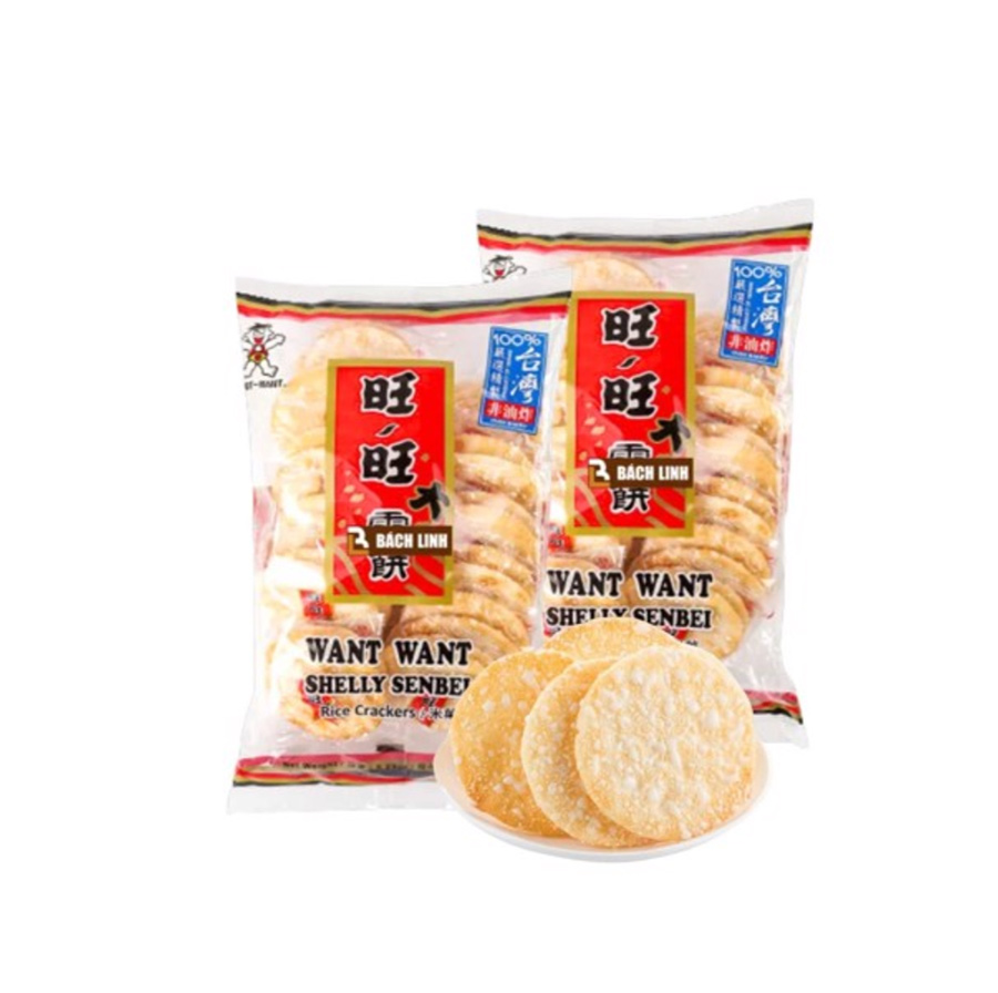 Combo 3 Bánh gạo WANT WANT Shelly Senbei Rice Crackers 150g