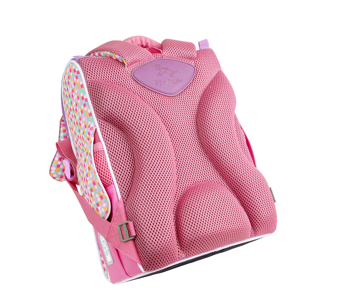 Cặp Chống Gù Nature Quest Schoolbag Pro - Pink Amour - Sequins - Tiger Family TGNQ-041A
