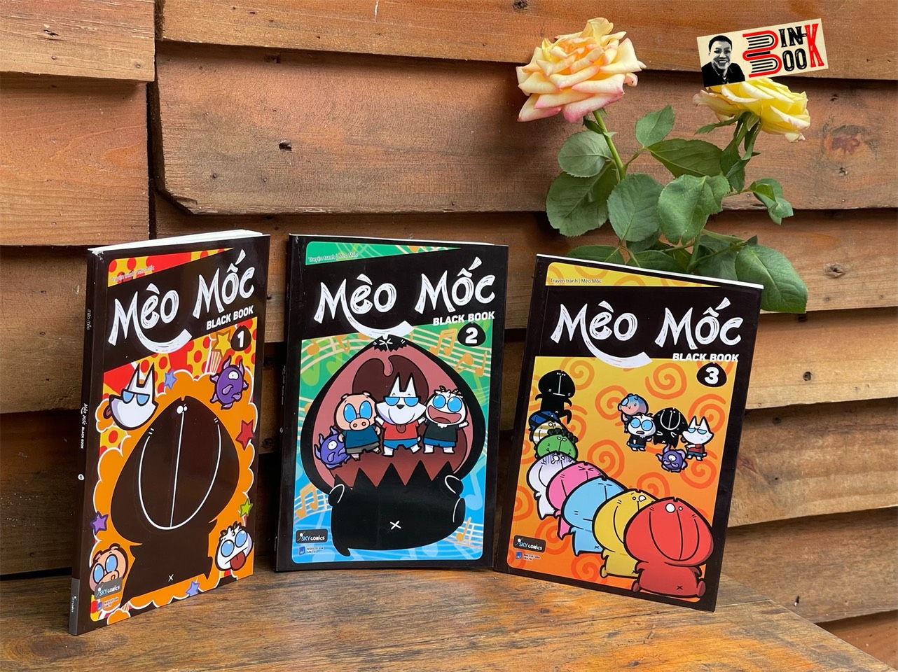 MÈO MỐC BLACK BOOK - TẬP 1,2,3 - Mèo Mốc – Skybooks – bìa mềm