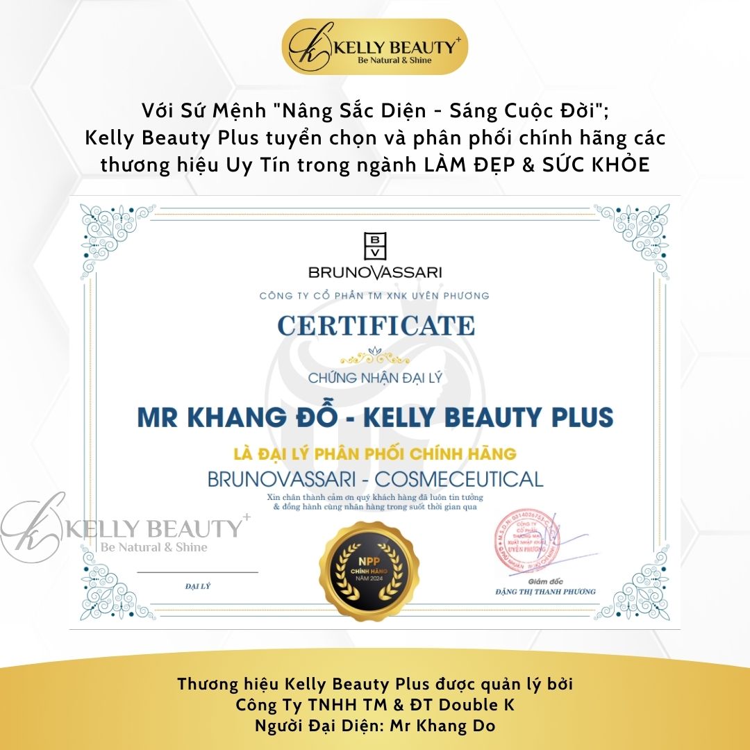 Kem Chống Nắng, Ánh Sáng Xanh Sun Fluid Blue Protection SPF 30 - Bruno Vassari | Kelly Beauty