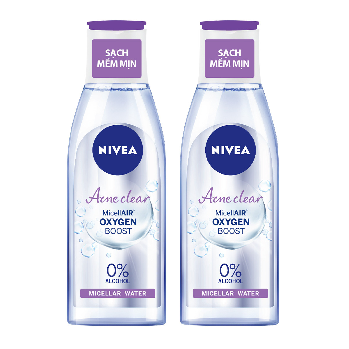 Combo 2 Nước Tẩy Trang NIVEA Acne Care Ngừa Mụn Micellar Water 200ml - 89271