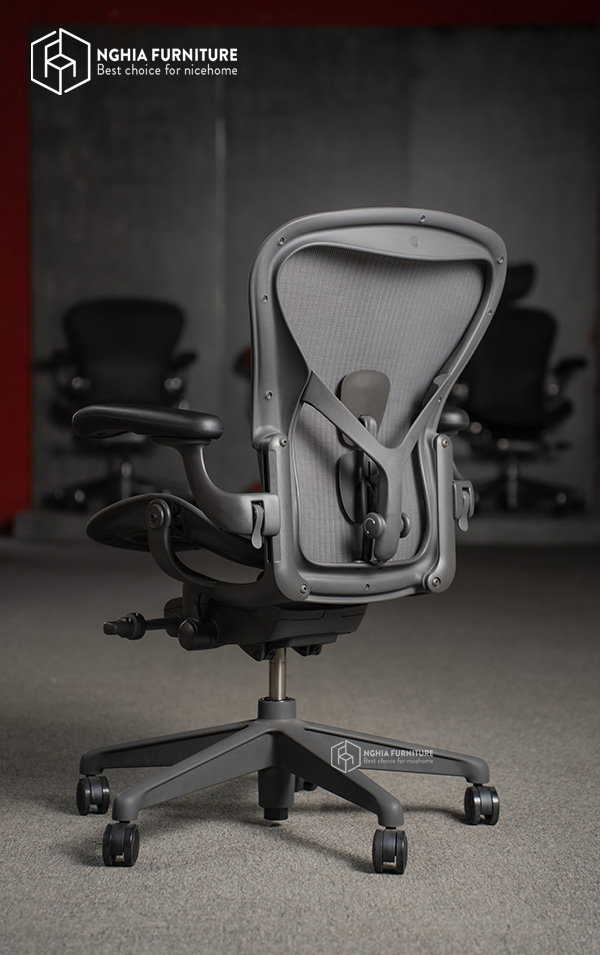 Ghế công thái học Nghia furniture AERON - Size B, ghế làm việc đứng đầu về hỗ trợ cột sống, bảo hành 12 năm