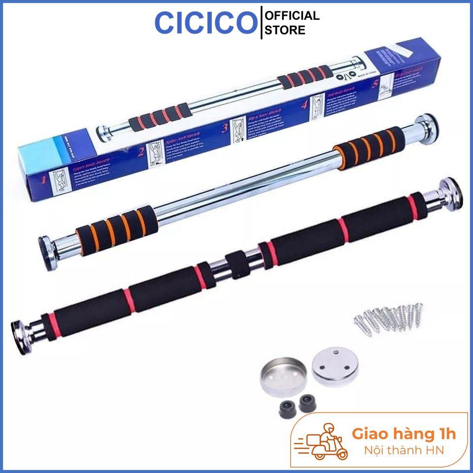 Xà đơn treo tường gắn cửa nhiều cỡ từ 60-130cm phù hợp tập gym tại nhà tăng cơ bắp XD013