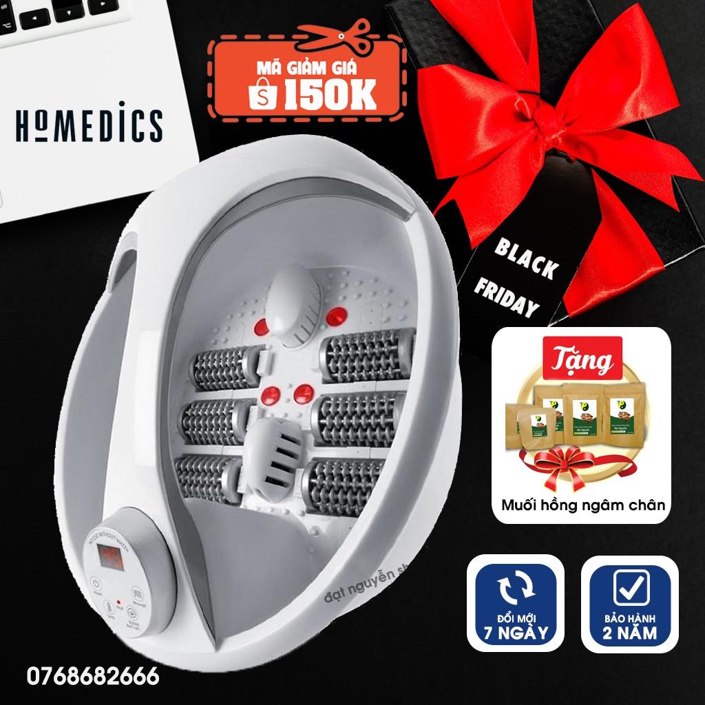 [Hàng Chính Hãng - BH 2 Năm]Bồn máy chậu ngâm chân massage cao cấp con lăn tự động Homedics FB-650, SereneLife SL12, SL17