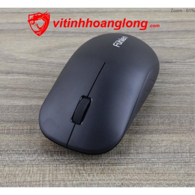 Chuột không dây USB Fuhlen M70 đen - Hàng Chính hãng - Vi tính Hoàng Long