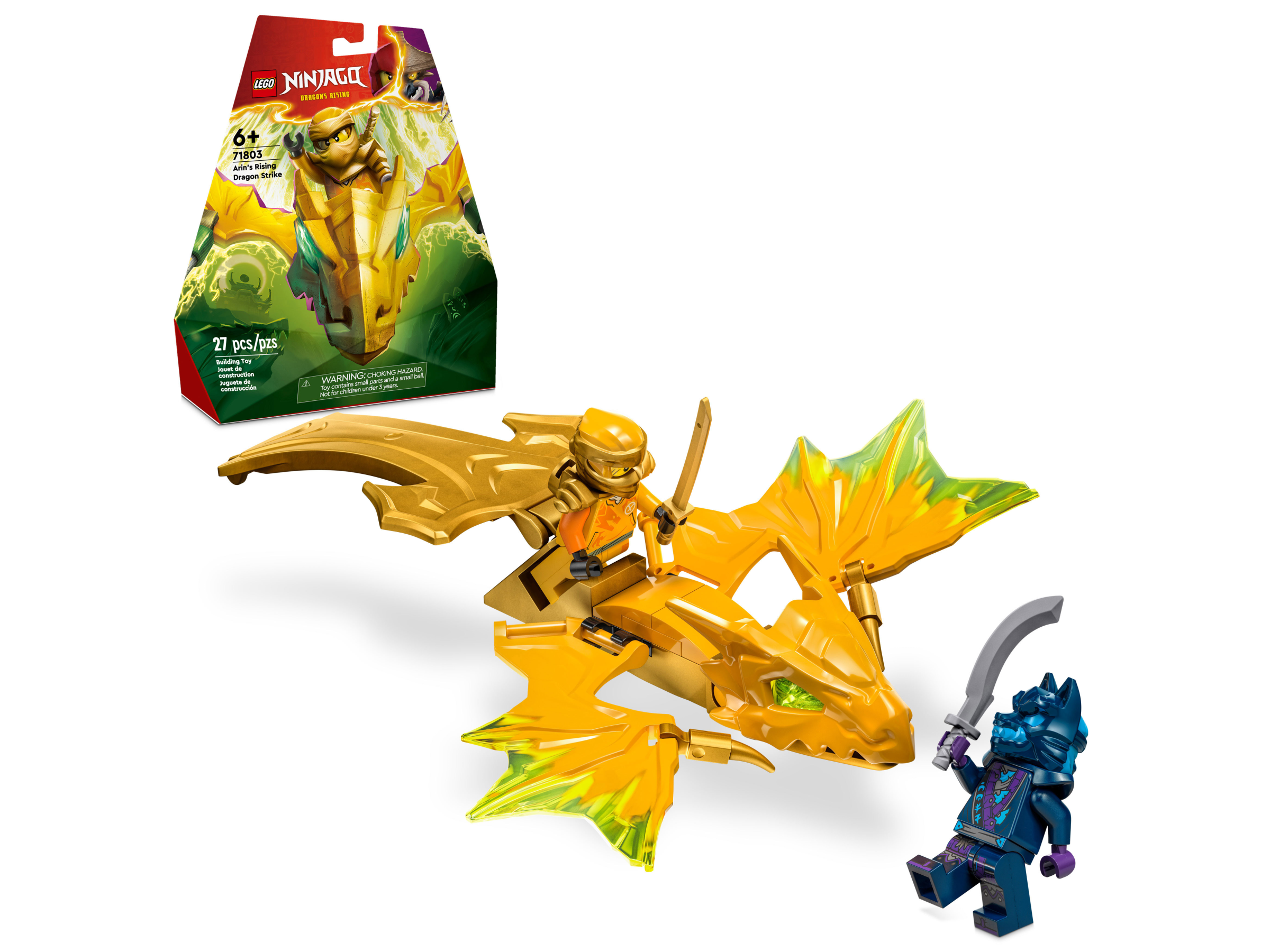 Đồ Chơi Lắp Ráp Bệ Phóng Rồng Thần Của Arin - Arin's Rising Dragon Strike - Lego Ninjago 71803 (27 Mảnh Ghép)