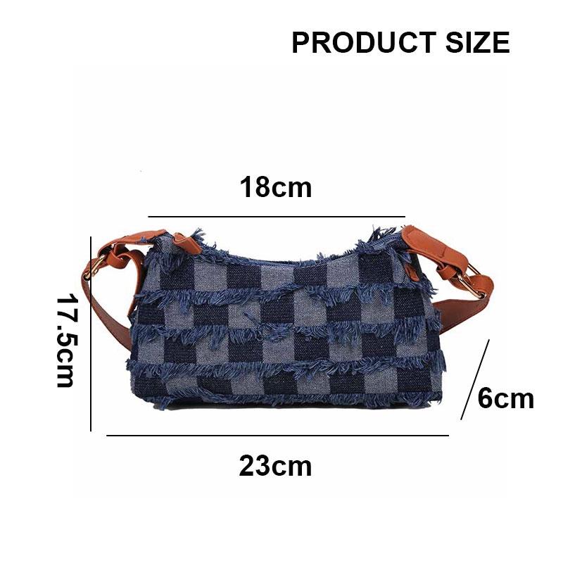 Túi Xách Tay Bằng Vải denim Thời Trang Giản Dị Dành Cho Nữ