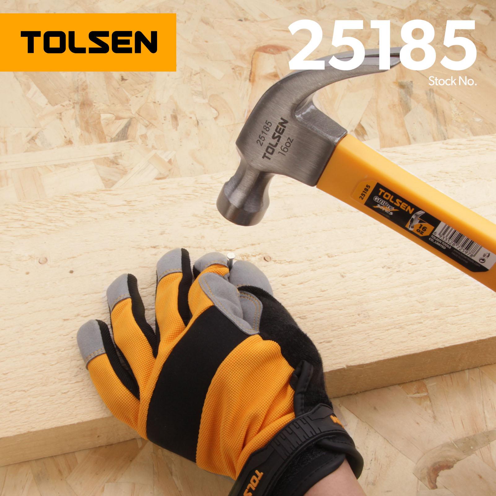 BÚA SỪNG DÊ CÁN NHỰA 16OZ TOLSEN 25185 - HÀNG CHÍNH HÃNG