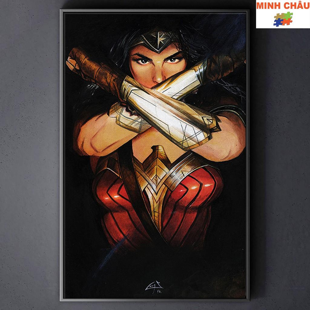 Tranh Canvas | Tranh treo tường trang trí SIÊU ANH HÙNG - WONDER WOMEN 10