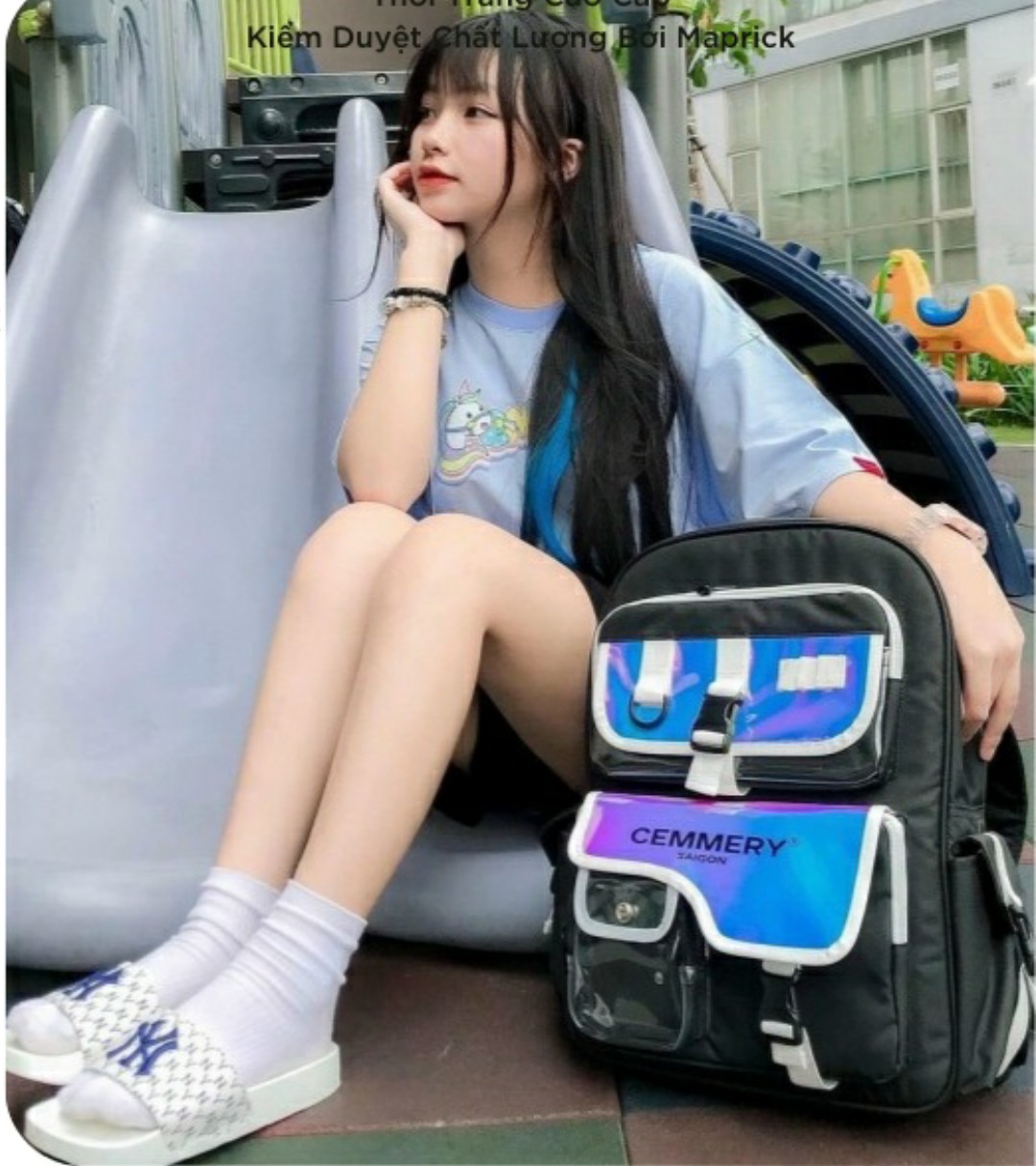 BALO HOLOGRAM HÀNG HOT TREND CAO CẤP NHẤT 2022 - DÙNG ĐI HỌC ĐI CHƠI ĐỀU ĐƯỢC NHA - xanh ngọc