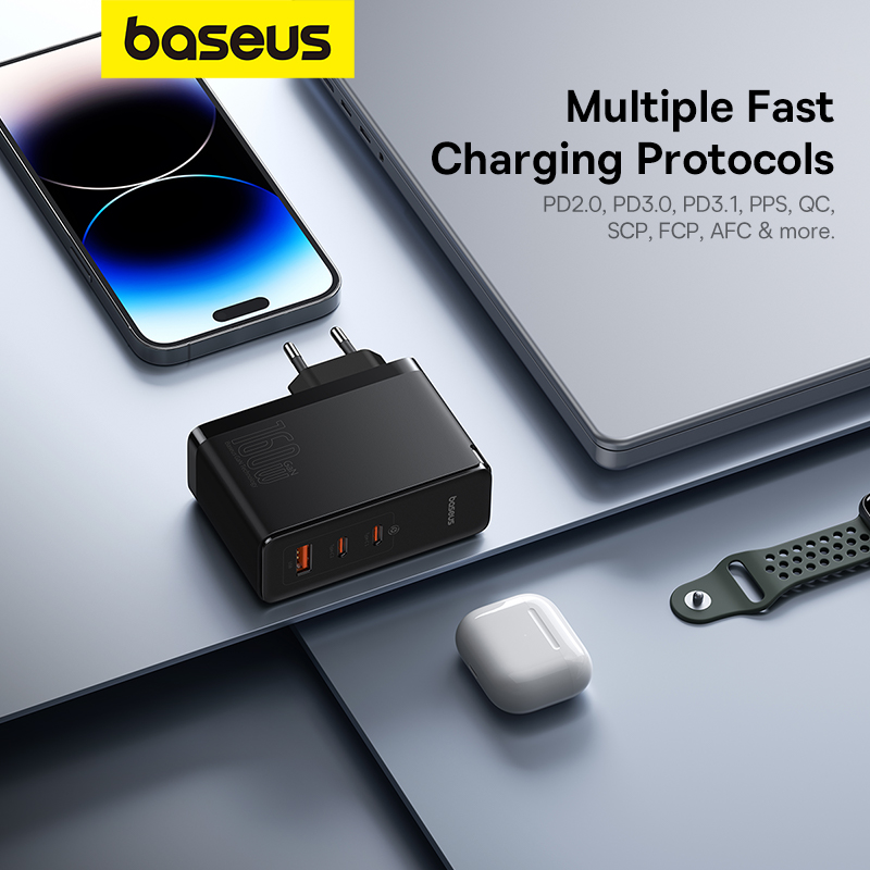 Cốc Sạc Nhanh GaN5 Pro Digital Fast Charger 2C+U 160W