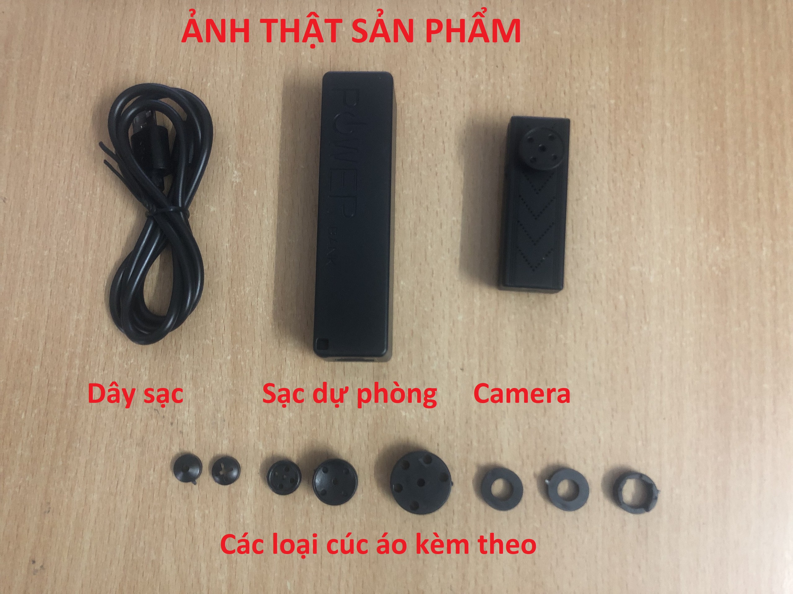 Camera Mini Giám Sát Hình Cúc Áo, xem từ xa, bảo hành 12 tháng