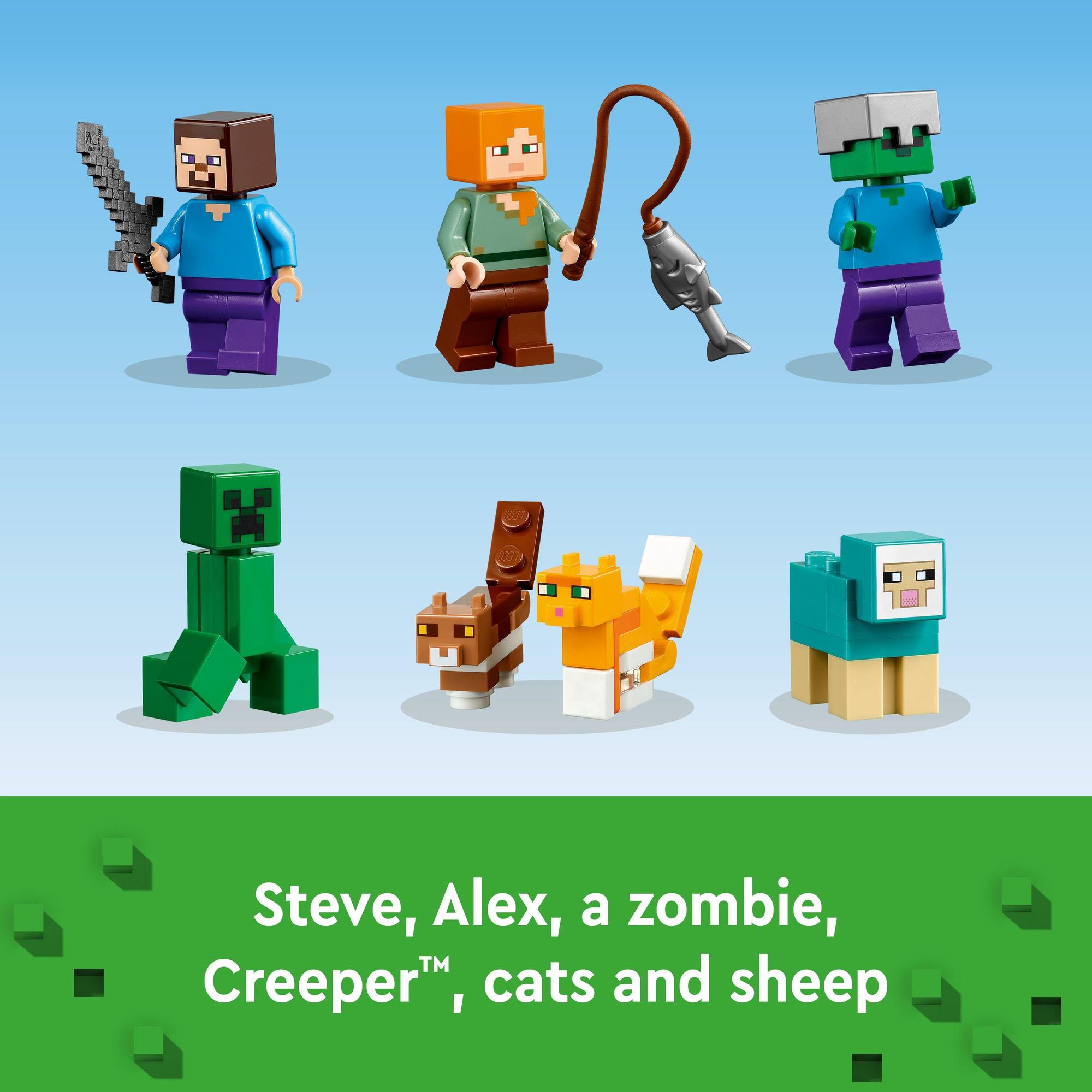 LEGO Minecraft 21249 Đồ chơi lắp ráp Bộ Lắp Ráp Minecraft Sáng Tạo 4.0
