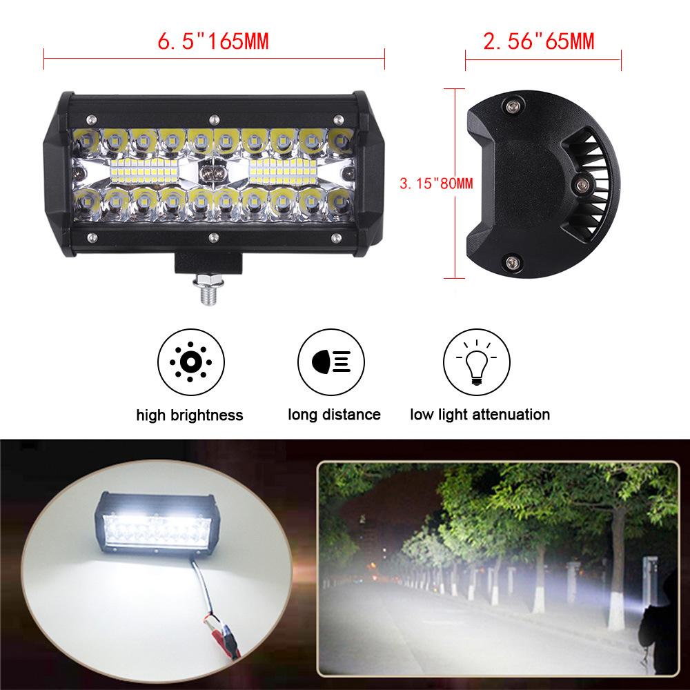 Giá thấp nhất ĐÈN LED làm việc cho ô tô 200W dải ánh sáng sửa đổi xe off-road xe bảo dưỡng mái ánh sáng đèn làm việc cặp ánh sáng