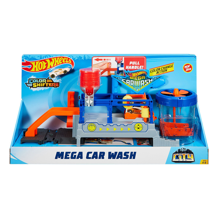 Mô Hình Trạm Rửa Xe Thông Minh Tuyệt Đỉnh Hot Wheels FTB66