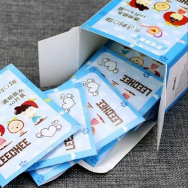 Hộp 100 chiếc băng ugo dán vết thương hình ngộ nghĩnh cho bé yêu