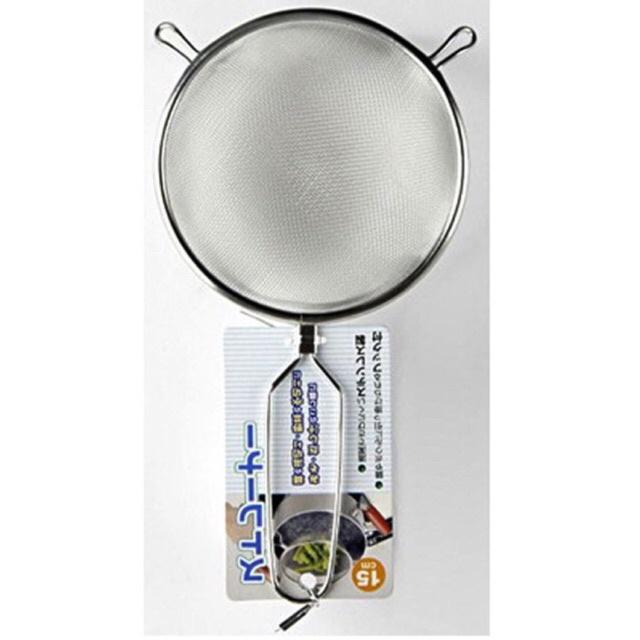 Rây lọc cháo, hấp đồ ăn Nakajima nội địa Nhật Inox 304, đường kính 15cm