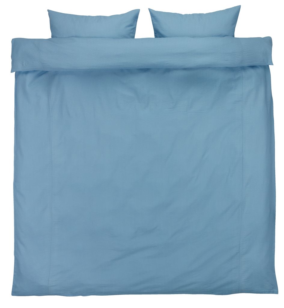 Bộ vỏ chăn gối đôi cotton | JYSK Tinne | xanh nhạt | R200xD220cm/R50xD70cm