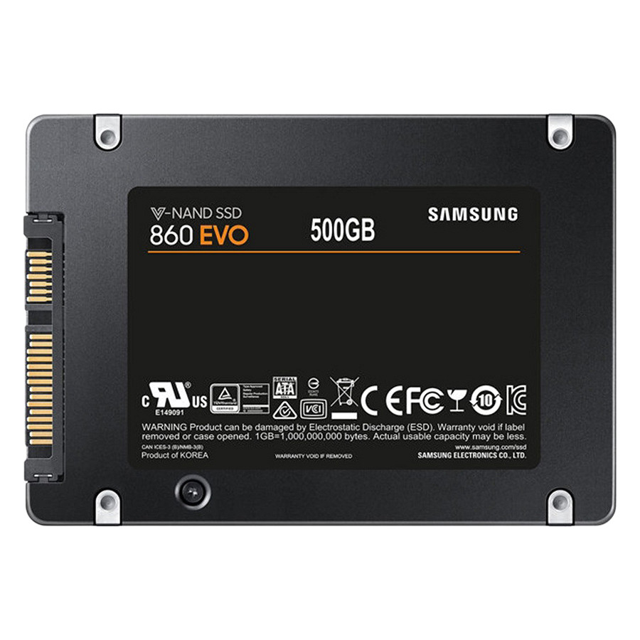 Ổ Cứng SSD Sata III 2.5 inch 500GB Samsung 860 Evo - Hàng Nhập Khẩu (Box Tiếng Anh)