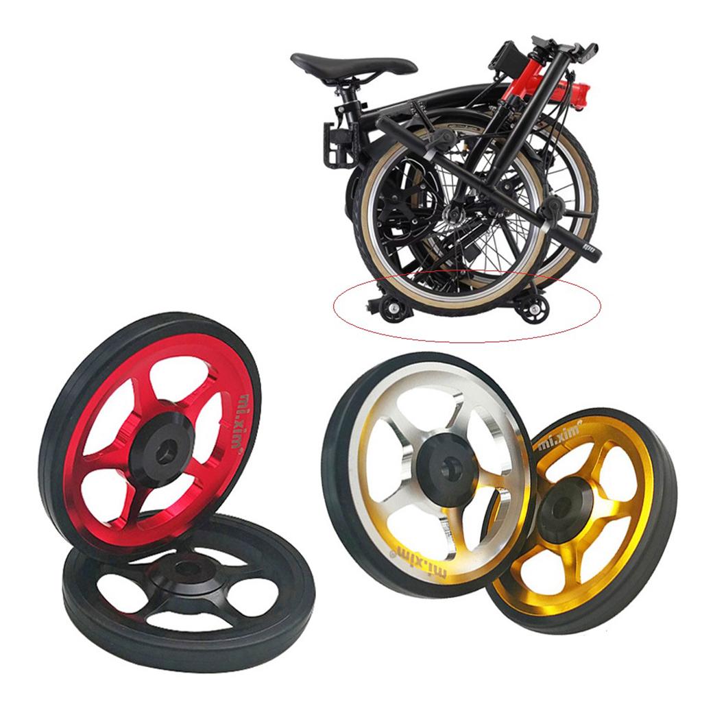 4pcs Folding Easy Wheel Bike Transport Easywheel For Brompton