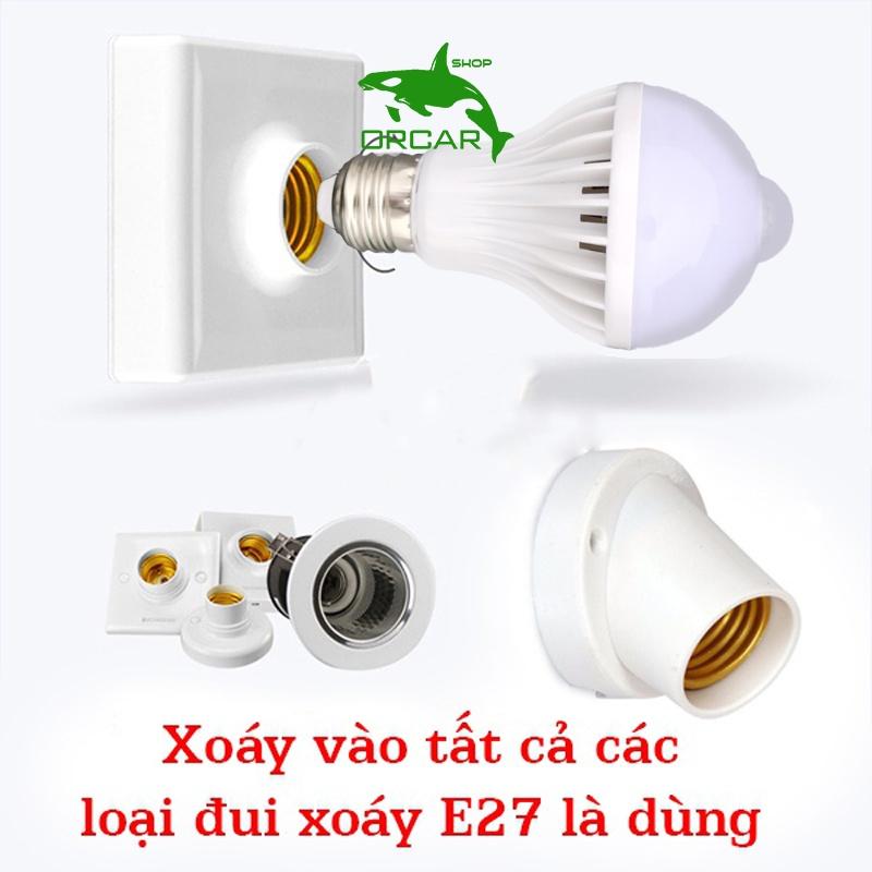 Bóng đèn cảm ứng cảm biến chuyển động tự động sáng khi có người sử dụng cầu thang, hành lang, nhà vệ sinh